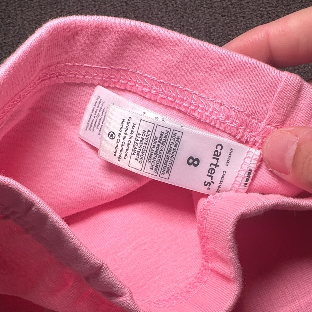 Carter's Pink Unicorn Leggings - Picture 3 of 3